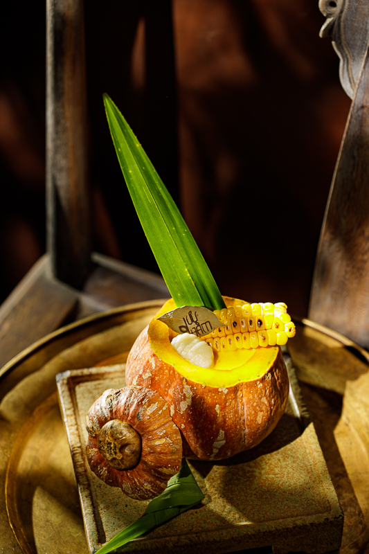 Stewed Pumpkin with Fame Flower Herb